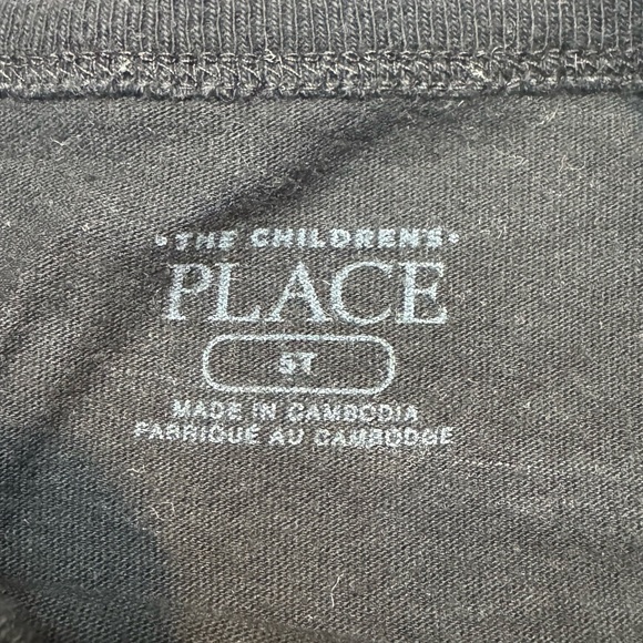 The Children's Place Kids Tees - Navy, Gray, Black Bundle Size 5T - Picture 13 of 13